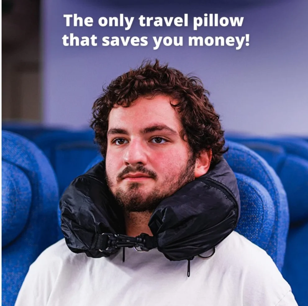 Foldable Pillow Travel Neck Pillow Travel Headrest For Clothing Outdoor ...