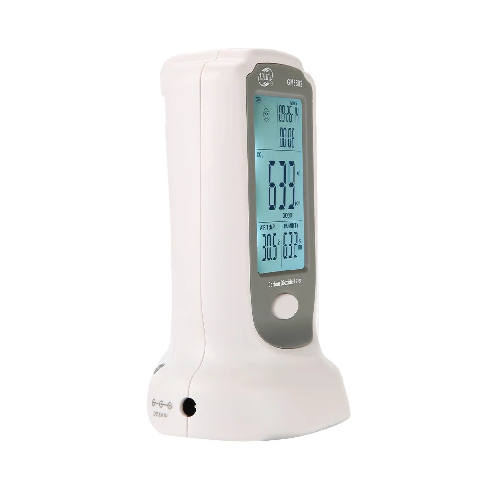 GM8802 Digital Carbon Dioxide Meter CO2 Gas Detector Sensor Portable