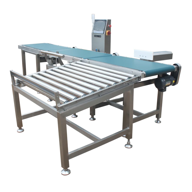 Online Food Checkweigher Weight Checking Machine for Heavy Box Cartons