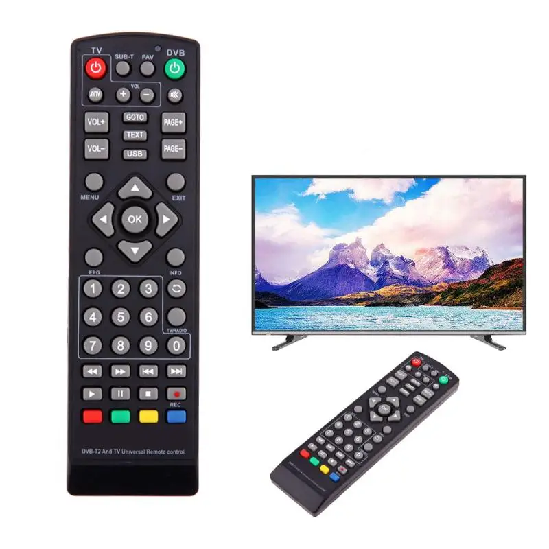 IR Universal Remote Control Replacement for TV DVB-T2 for Satellite Television Receiver Home Use
