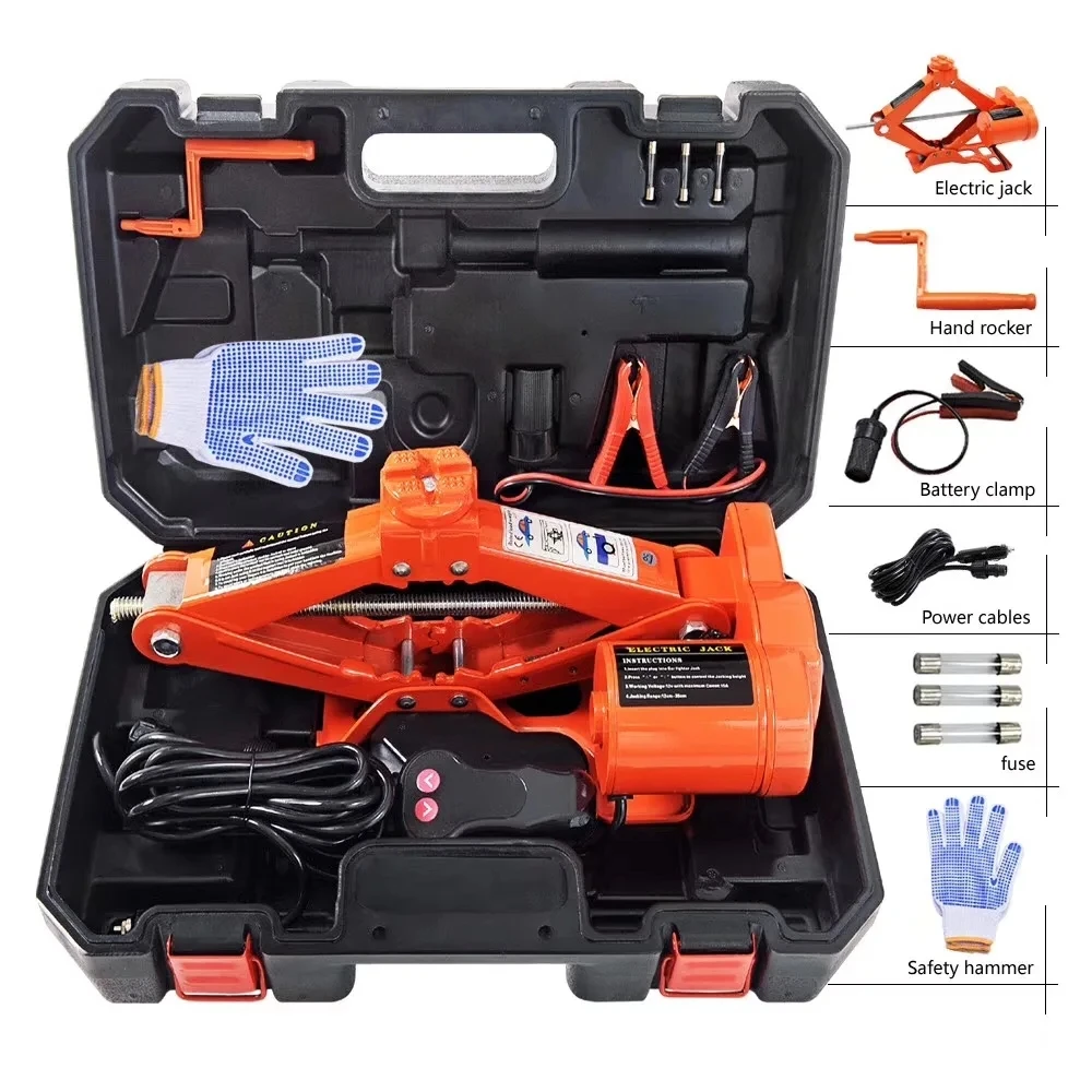 Auto Electro-Lift Jack - Effortless Vehicle Lifting Tool