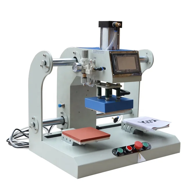 Semi-Automatic Pneumatic Garment Baby Underwear Heat Press Vinyl Machine 15x15cm Slide New for Chest Logo Heat Transfer