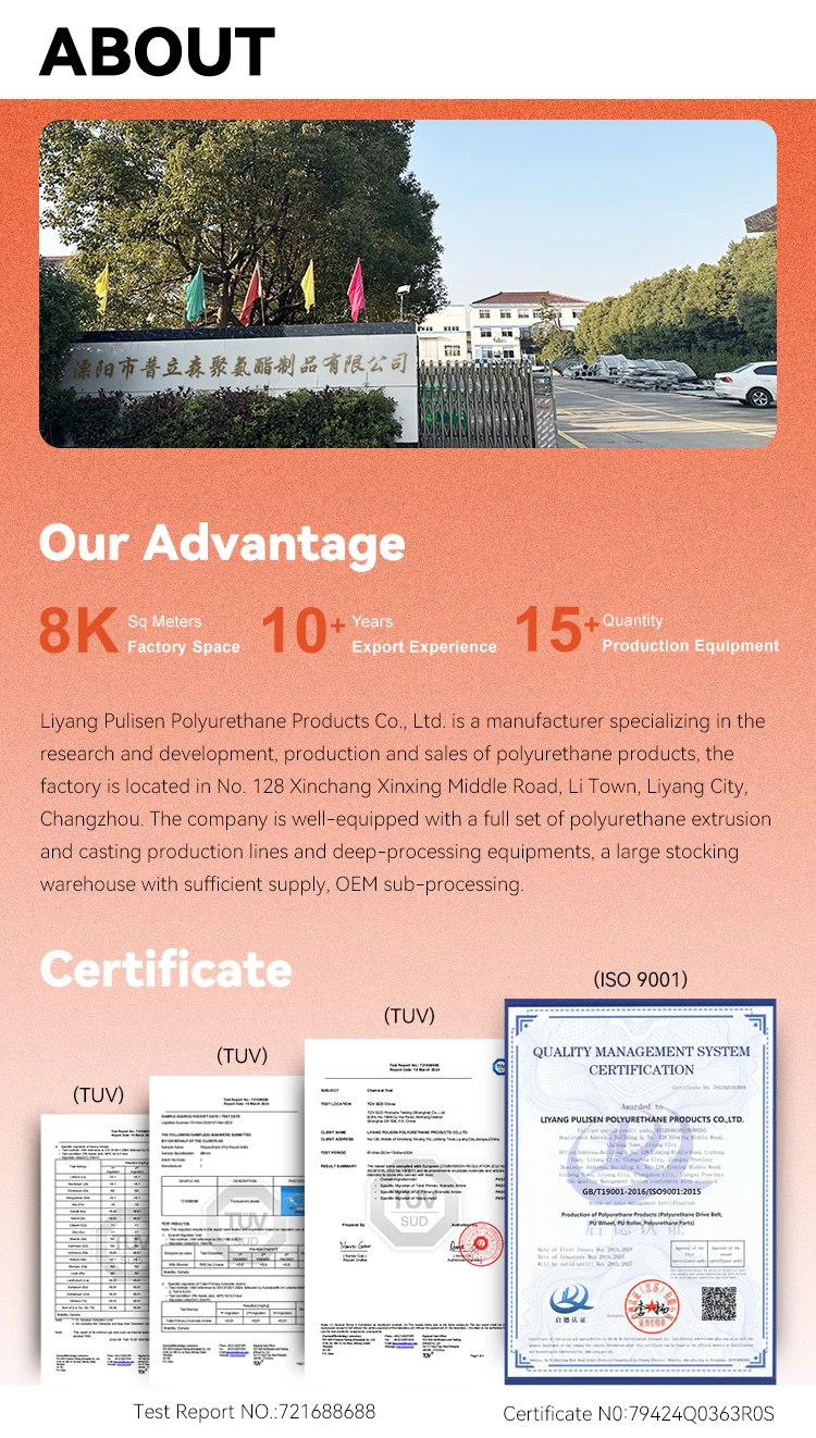 Custom Molded PU Vibration Dampers & Bumpers Large Size Industrial Machinery Accessories with Cutting Processing Service supplier