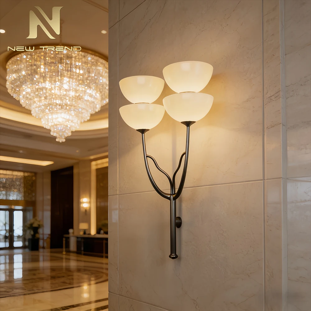 Applique murale CPL-477 moderne inspirée d’une branche d’arbre organique – Éclairage LED sculptural mat noir pour hall d’hôtel et couloirs