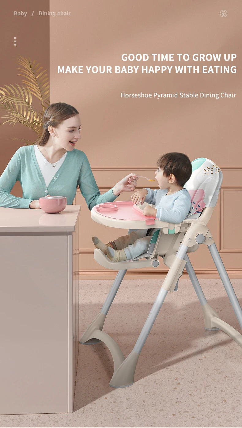 Large Foldable Portable Baby Dining Chair Multi-functional Household ...