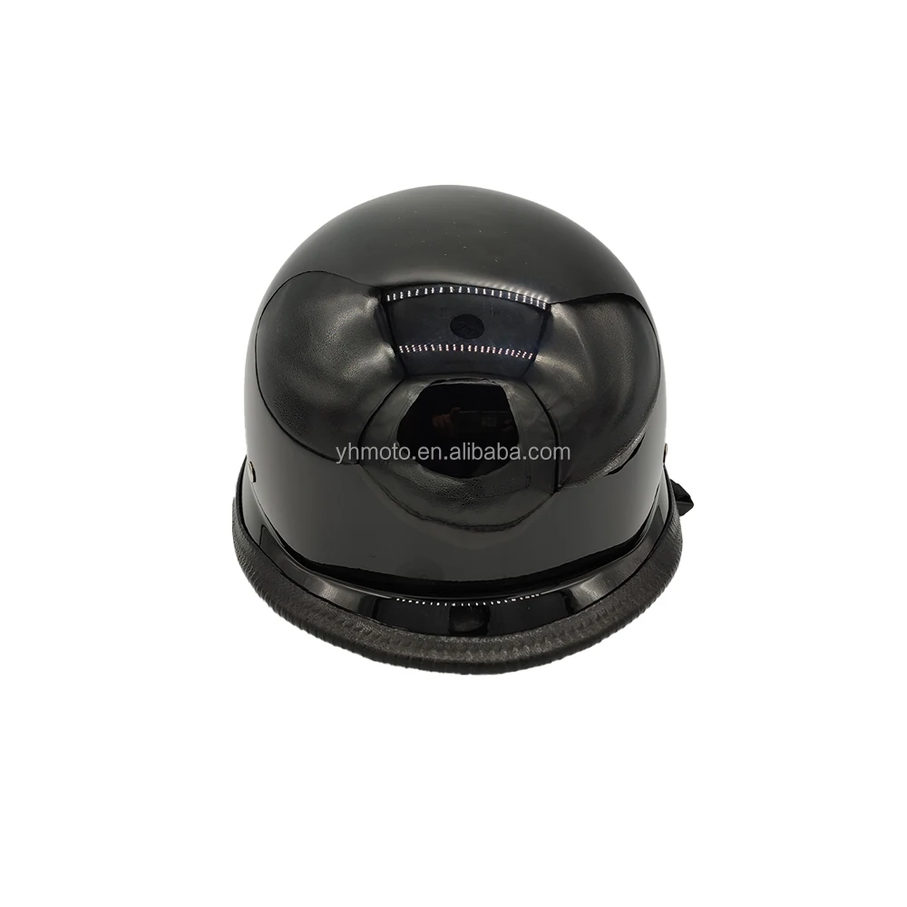 Duitse Stijl Motorfiets Vintage Helm Bluetooth Open Gezicht Retro