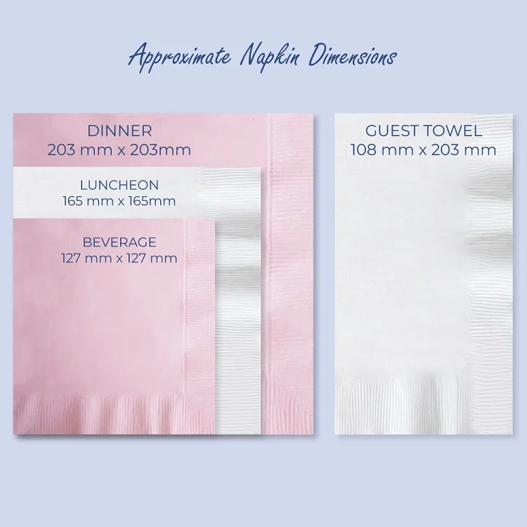 Restaurant Paper Napkins Customized Logo And Size Disposable Serviettes Dinner Napkins Buy