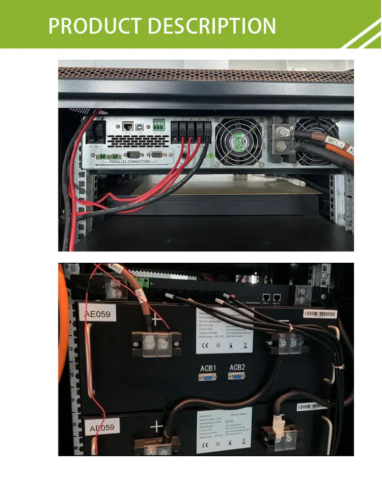 ESG High Quality 192V 200AH Customized Hybrid Solar Lithium Ion Battery Container Energy Storage System