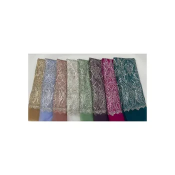 White Wholesale Lace Fabric High Quality for Wedding Dress