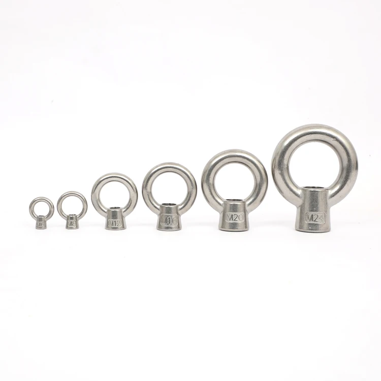 Rigging Hardware Eyenut 304 316 Stainless Steel Din582 Ring Shape Oval