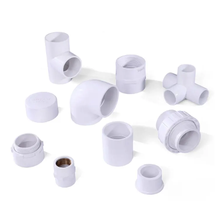 sourcing map Dieci Pc 25mm dia il gomito a 90 gradi Tipo di PVC-U