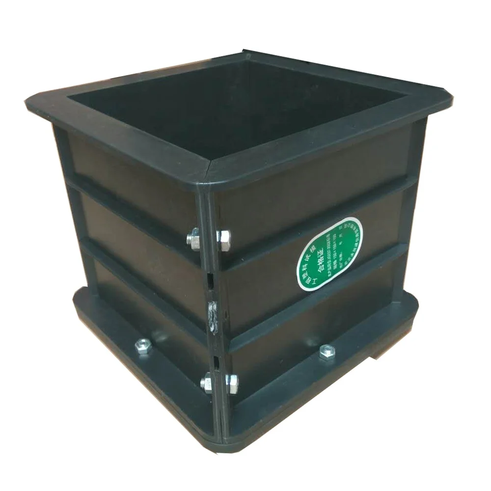New Model Concrete Plastic Three Gang Cube Mould for Cement Mortar Grout test