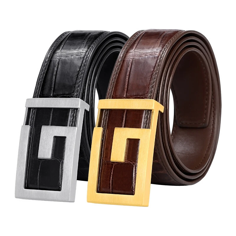 Ceinture genuine, alligator belt s-l400.jpg main image 3