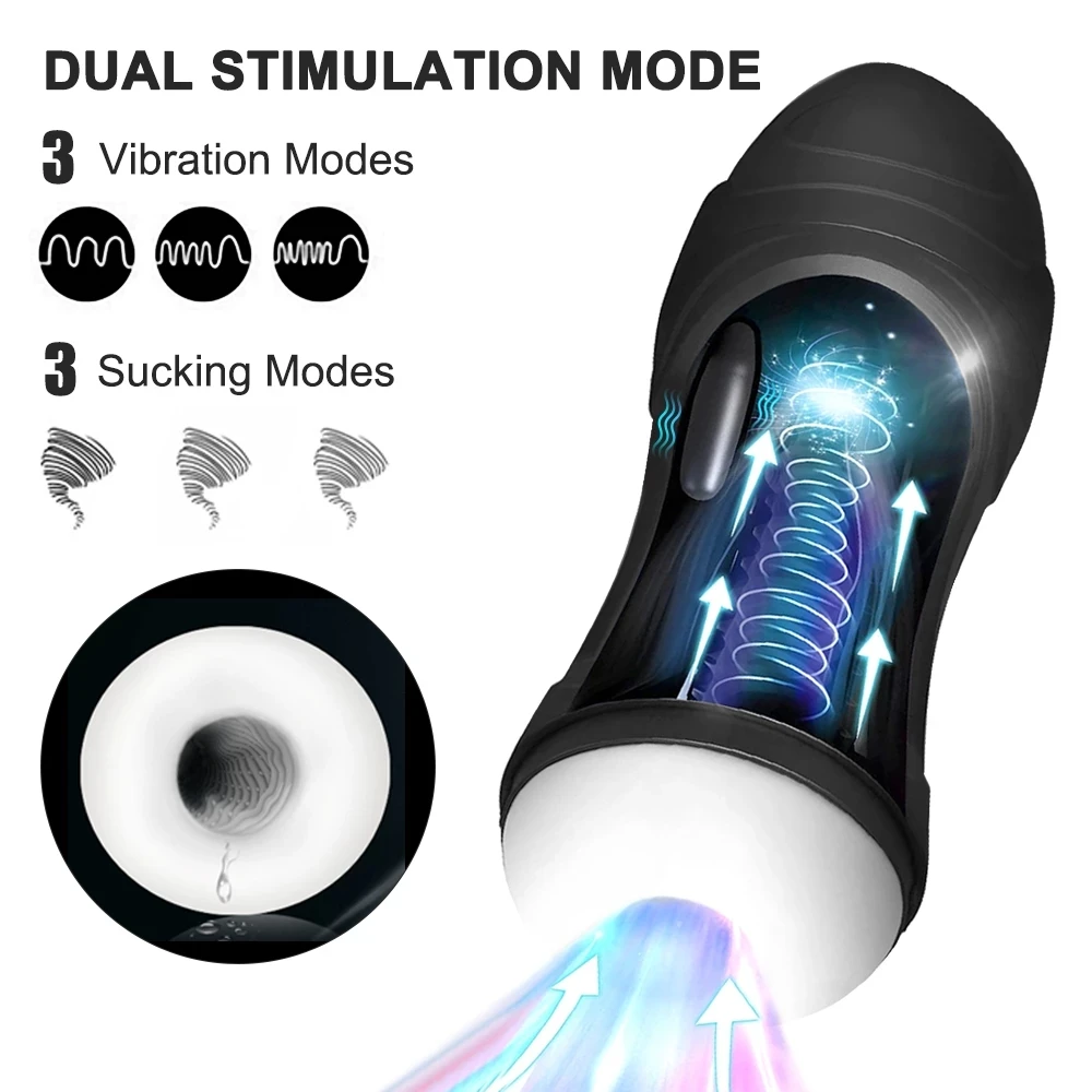 vibration orgasmus Ultimate Electric Male Masturbator with Smart Vibration and Sucking - Sex  Toy, Silicone Vagina Factory