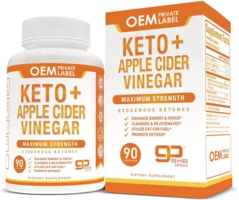 Private label Keto capsules Support Metabolism causulas keto 360- food OEM Women & Men Capsules Keto Bhb Supplement Diet Pills
