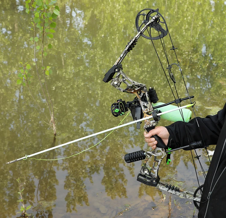 nuevo diseño tiro al aire libre caza tiro arco y flecha para pesca