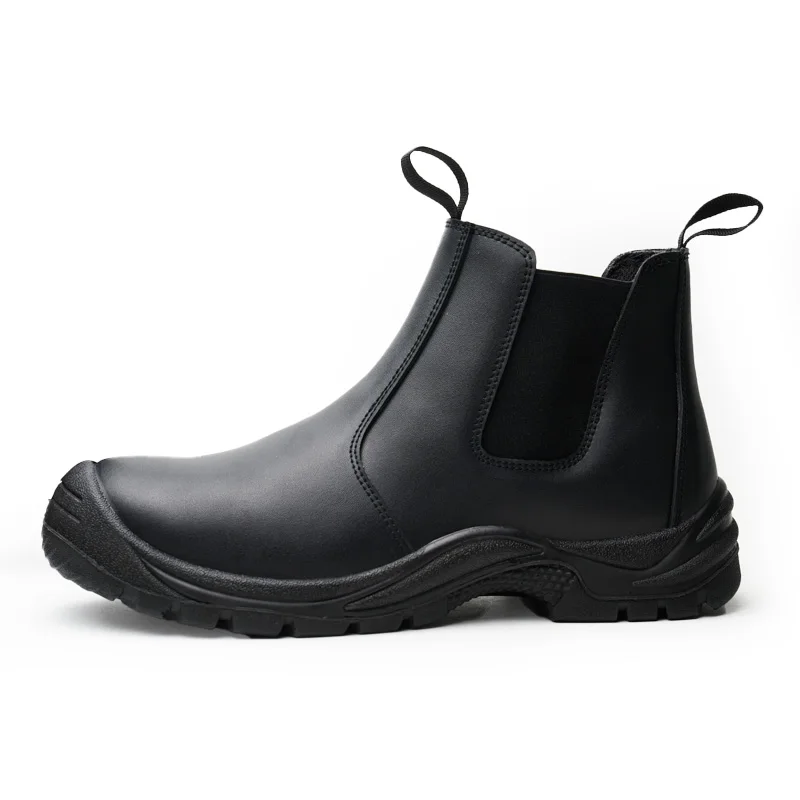 Wholesale Black Chelsea Safety Boots - Steel Toe & Leather display picture 1