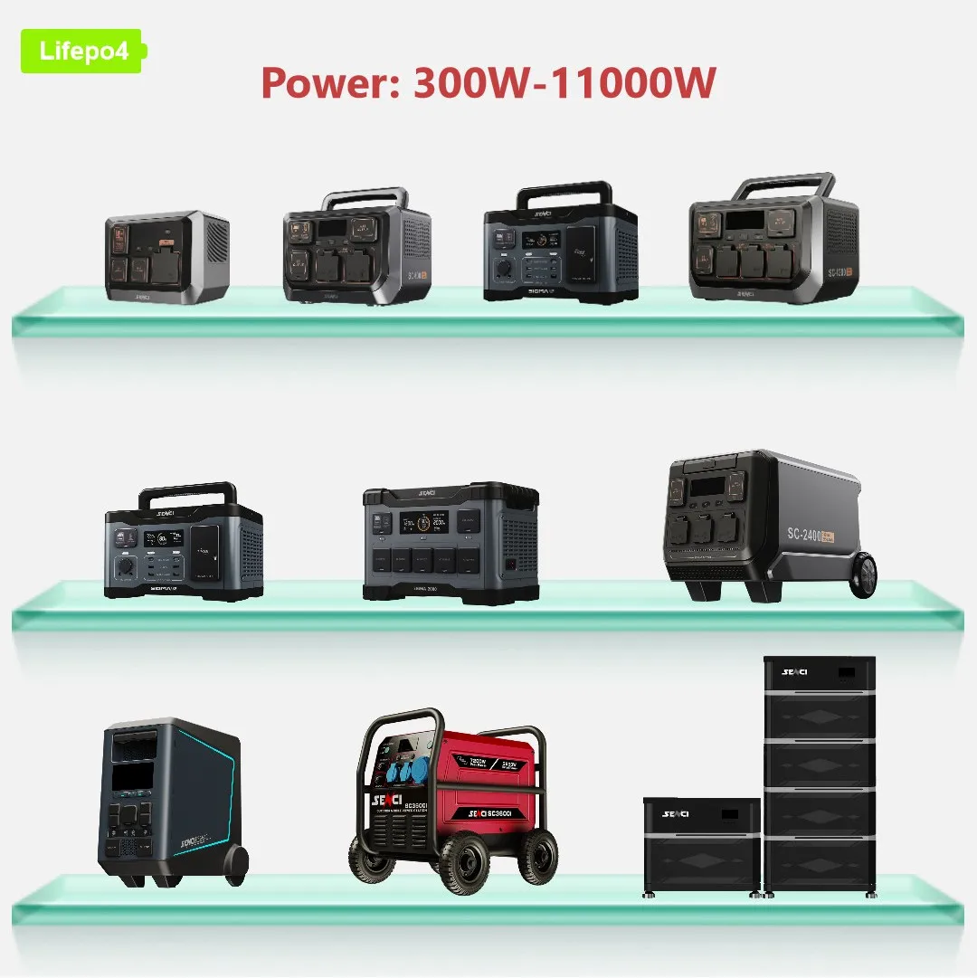 Power Station Solar Generator 5000w 5.5KW Capacity LiFePO4 Battery 110V 220V Featuring MPPT UPS 10S for Home