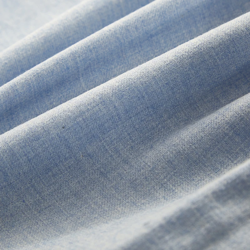 Лидер продаж хлопчатобумажная крашеная ткань из меланжевой пряжи для рубашек