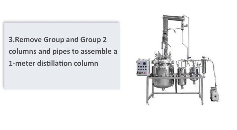 Valuen 100L Fractional Distillation Of Essential Oils Lab Destilation Equipment  Stainless steel rectification factory