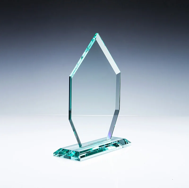 product 2023 commercial decoration custom blank crystal trophy glass trophy569-35