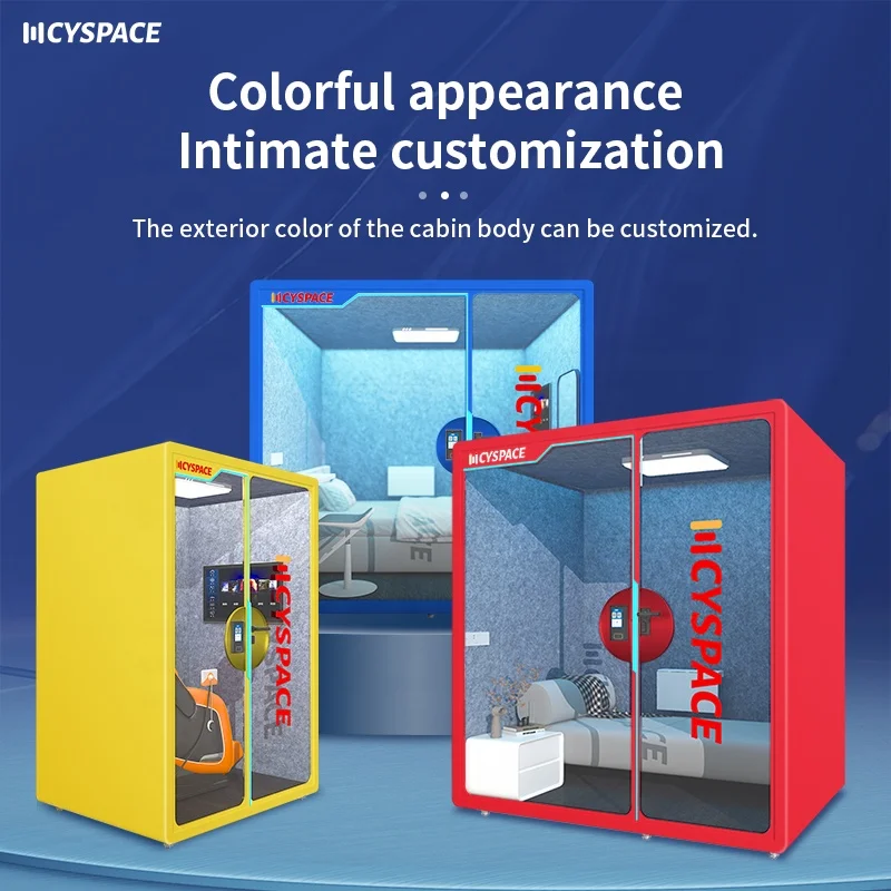 Sleeping Pod Portable Bunk Cabins for Hotels Airports