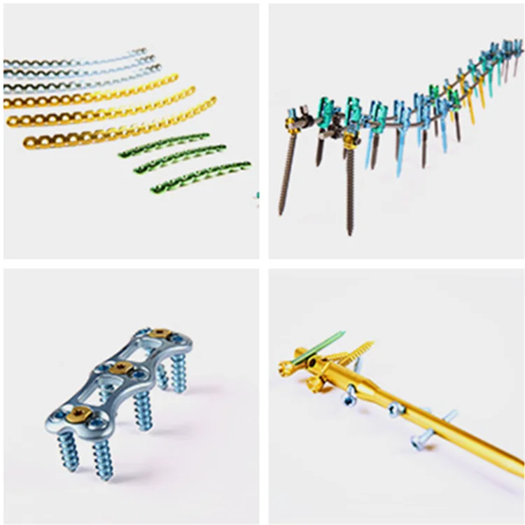 Geasure Competitive Price 5.5 Titanium Spinal Implants System Pedicle Screw for Interventional Materials