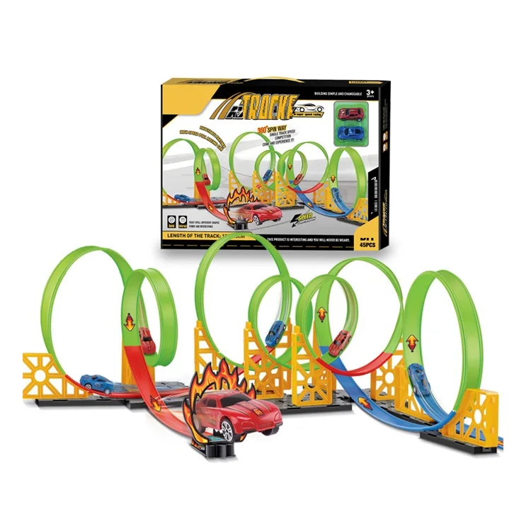 360 loop track racer