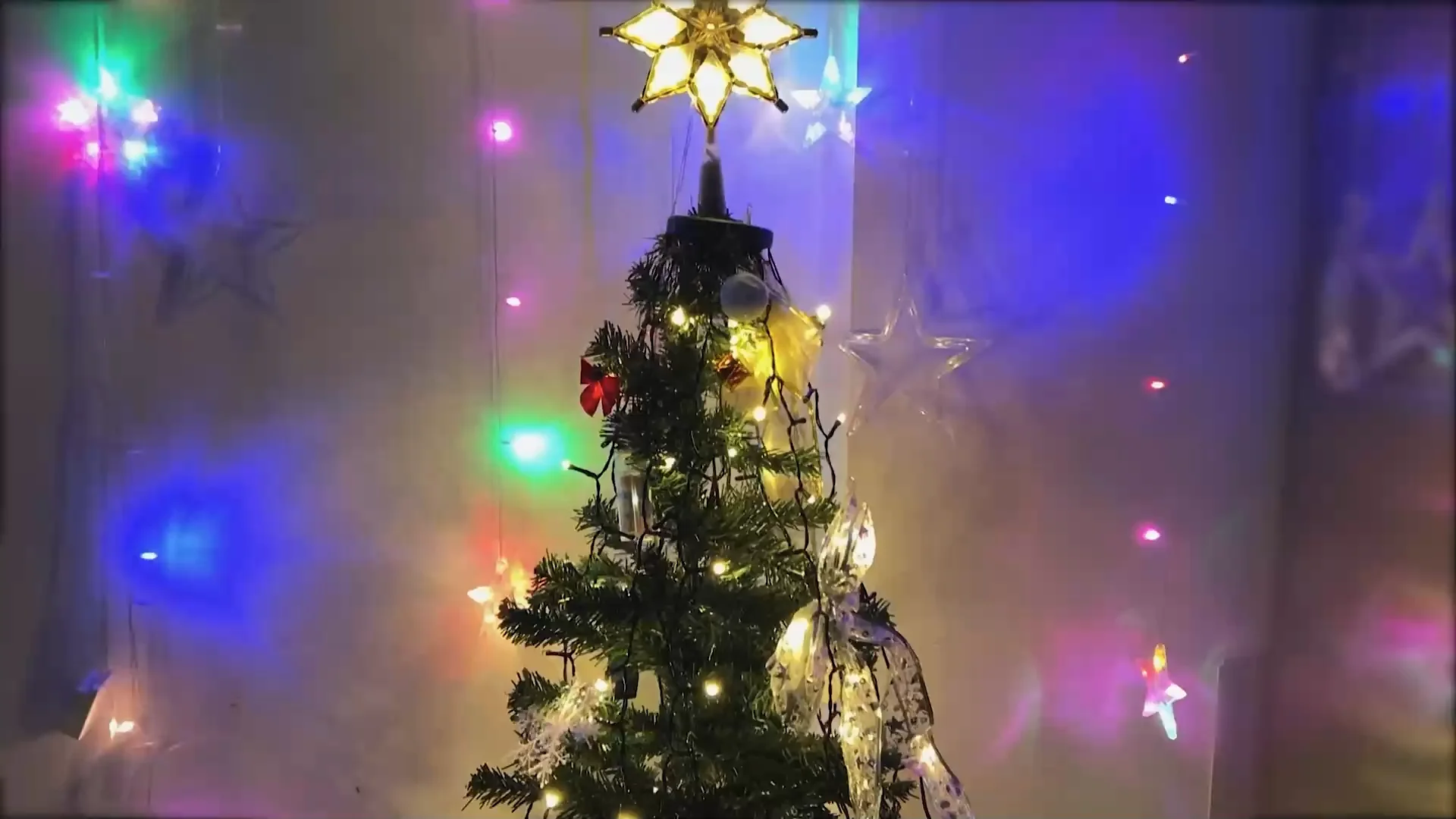 Christmas Tree Lights With Ring With 8 Modes & Timing Function