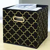 Gold-plated lantern with black background without lid