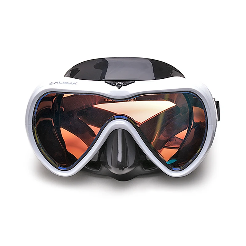 Single Lens Scuba Mask - Tempered Glass & Silicone Skirt