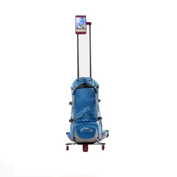 2021 New Design Stainless Steel Mini Size Shopping Trolley Cart Luggage Cart Patent Mobile Phone Holder With 2 Wheels