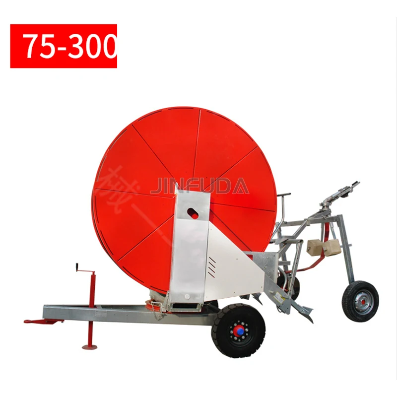 Hose Reel Irrigation System With Traveling Big Rain Gun/gun Sprinkler