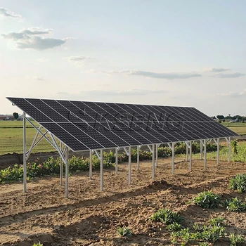 Solar Panel Rack Ground Mount Kit Solar Panel Ground Mounting System Carbon Steel Solar Panel Support Structures