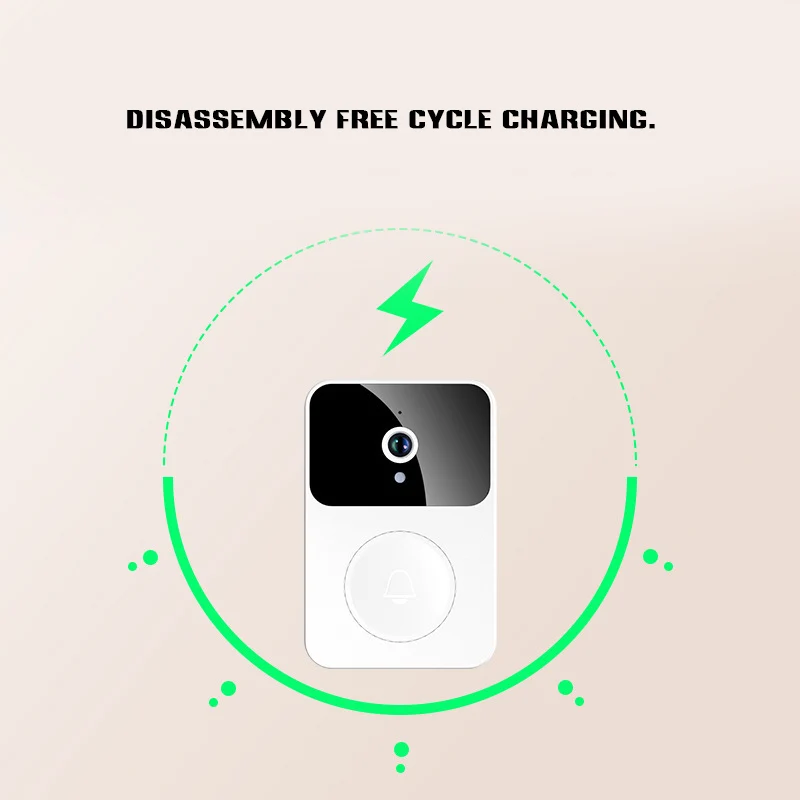 High Quality Smart Wifi Home Security Video Doorbell Two Way Audio Remote Ring Camera Doorbell