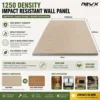 1250 Density Impact Resistant Wall Panel