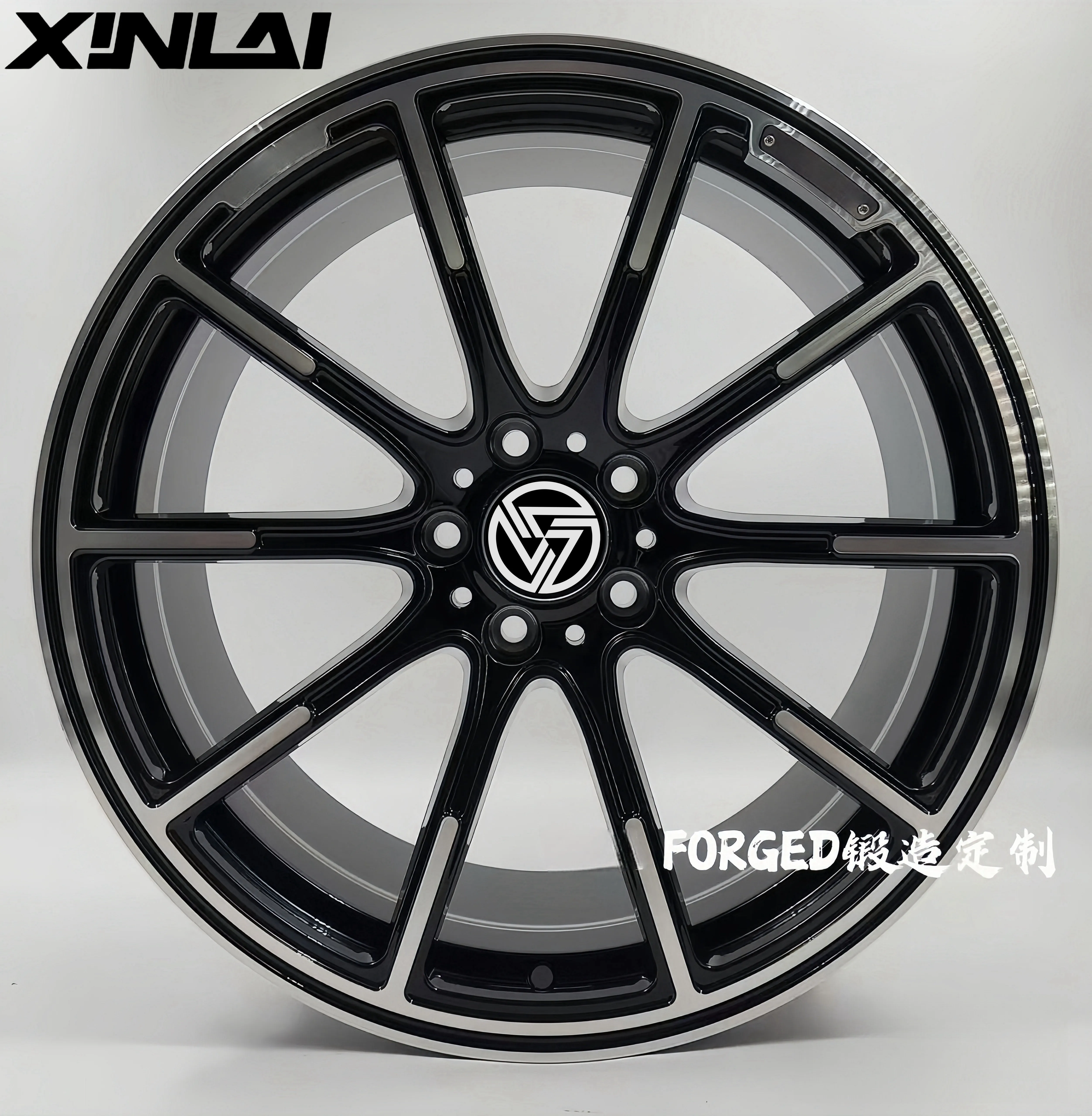 XINLAI Custom Concave Polished Colored 1 Piece 5X114.3 5*120 Wheels 17 18 19 20 21 22 23 Forged Passenger Car Wheels - Image 1