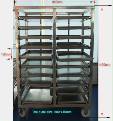 Hot selling stainless steel plate shelf