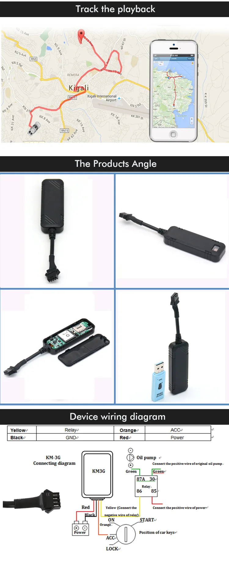 Mini Gps Locator 2g Gsm Chips Real Time Tracking Protrack Gps Tracker