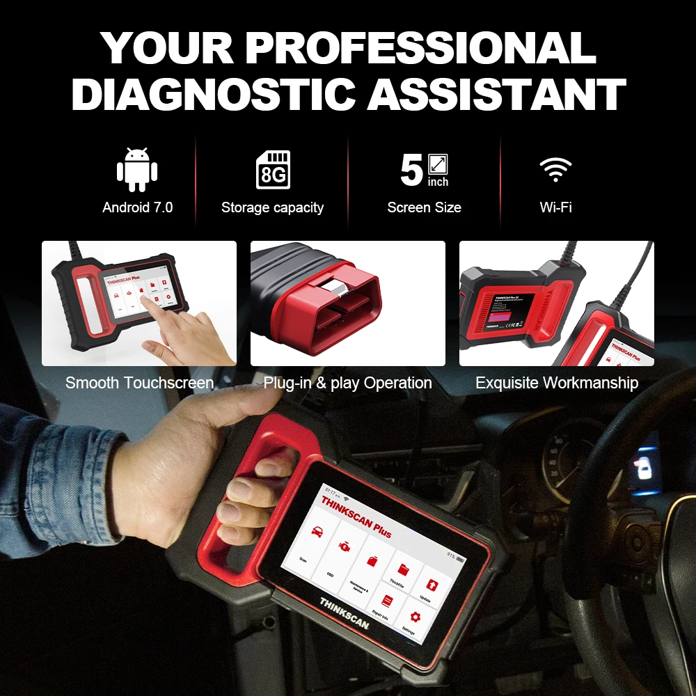 Thinkcar Thinkscan Plus S4 Lifetime Free Optional 3 Reset Car Diagnostic Tool Ecm Tcm Abs Srs m System Obd2 Auto Scanner Buy Launch X431 Scanner Obd2 Scanner Car Diagnostic Scanner Universal Product On Alibaba Com