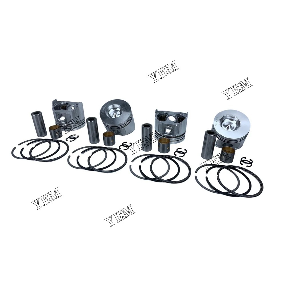 Piston Kit W/ Ring for Yanmar 4TNE82 4TNE82E Industrial Engine Parts 3