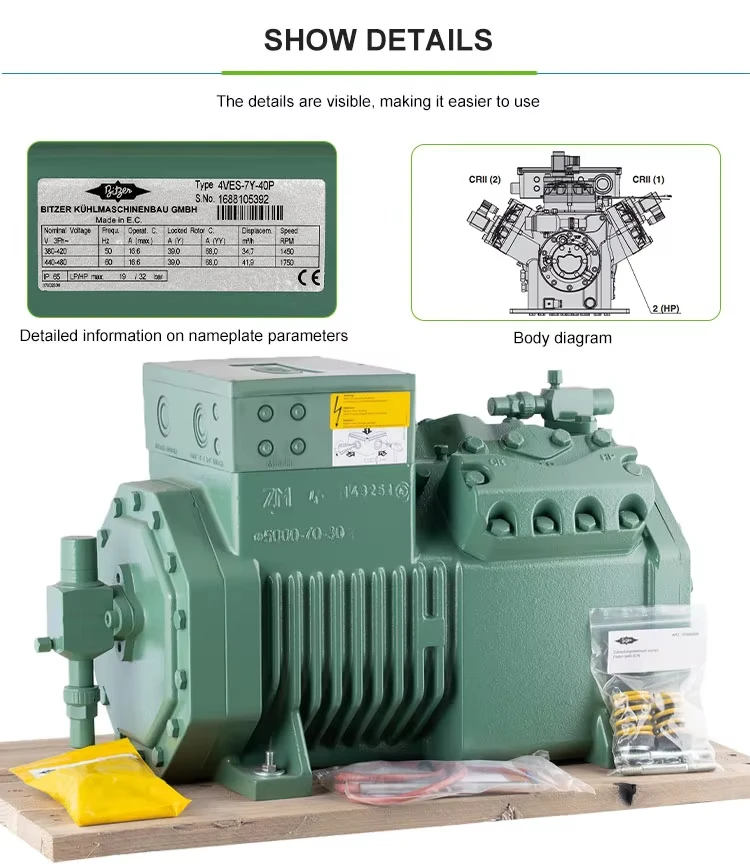 Semi Hermetic Compressor, 4CES-9Y-40S, 4CES-6Y-40S - detail 10