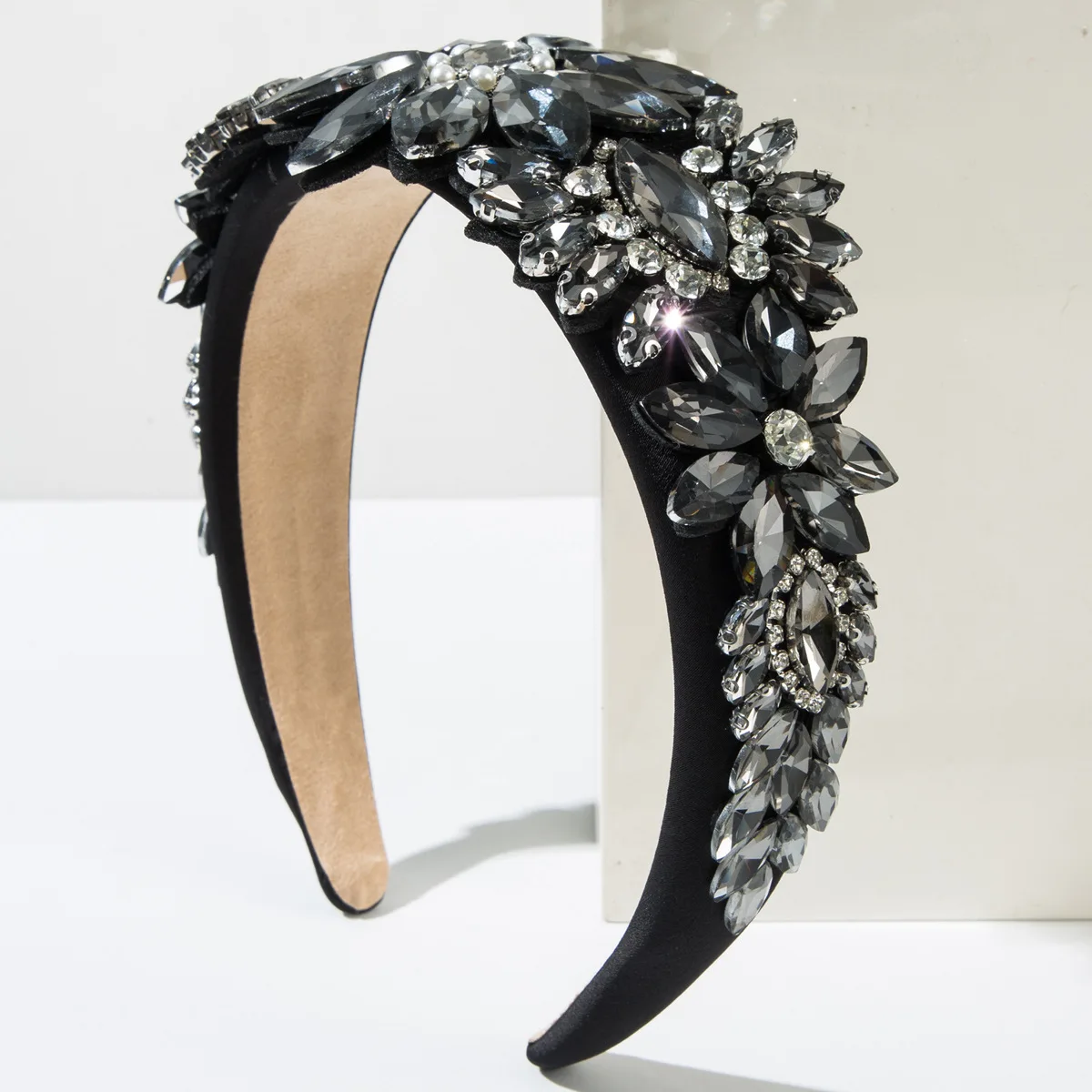 Baroque Shiny EN8 Crystal Flower Jewelry Headband Amazon.com : CENAPOG Baroque Crystal Rhinestone Headbands  main image 4