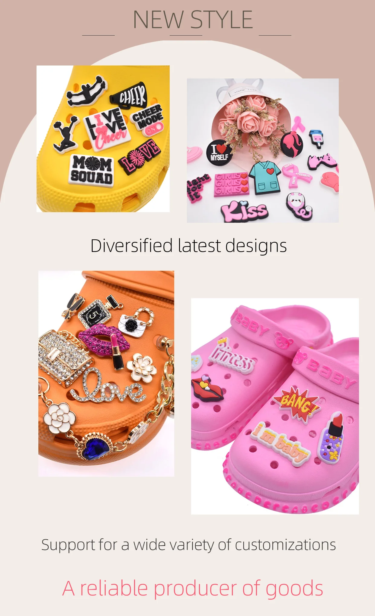 Pvc Rubber Light Up Marvel Flashing Superman Led Light Up Clog Croc