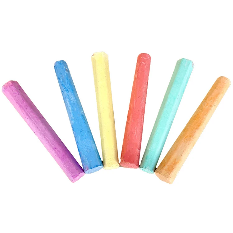 Хит продаж белый цветной мел быстрая раскраска школьное обучение детский