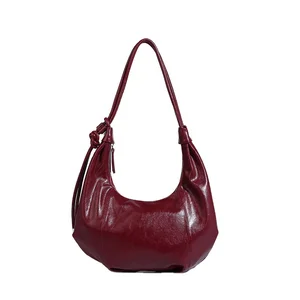 Custom Logo Large Capacity Ladies Handbags Fashion Hobo Crossbody Bag Simple Casual Women Shoulder Bags