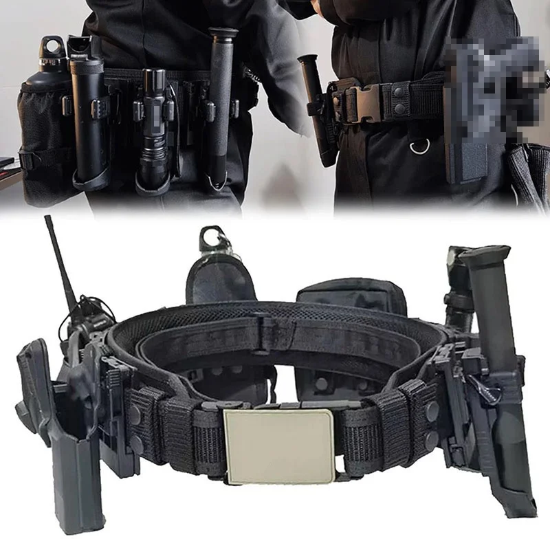High Density Material Detachable Premium Multifunctional Belt Set Quick-draw Tactical Quick-release Belt Training Waist Seal Set