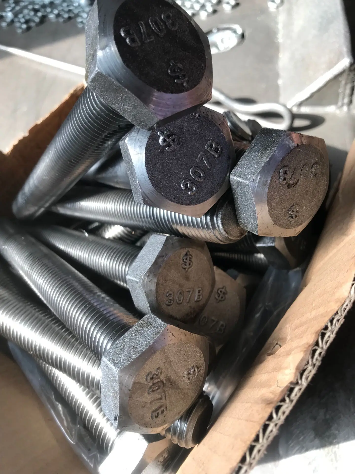 8.8 Grade M6 M7 M8 Zinc Plated Hex Head Bolts - G&T