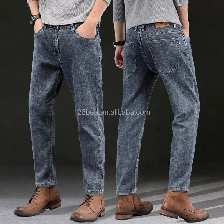 Jeans Wholesale Denim Men's Jeans Denim Men's Slim Slim Cotton Pants