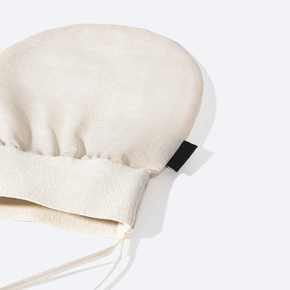 100 Raw Silk Face Mitt Exfoliating Silk Glove Pure Silk Bath Glove For